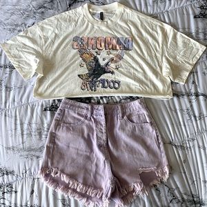 •Crop Top Oversized•